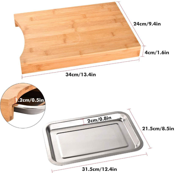 Bamboo Cutting Chopping Board With, Wooden Cutting Board Dimensions
