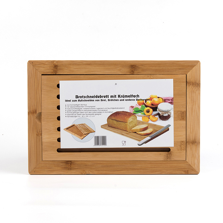 High-End Wholesale Home Kitchen Charcuterie Rectangle Bamboo Bread Cutting Board