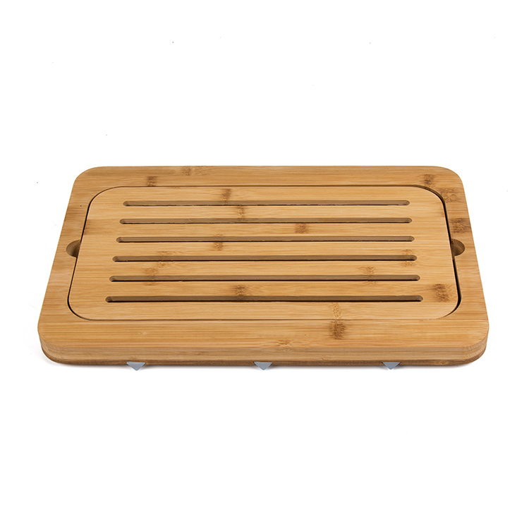 Good Quality Meat Cutting Rectangle Bamboo Large Charcuterie Board