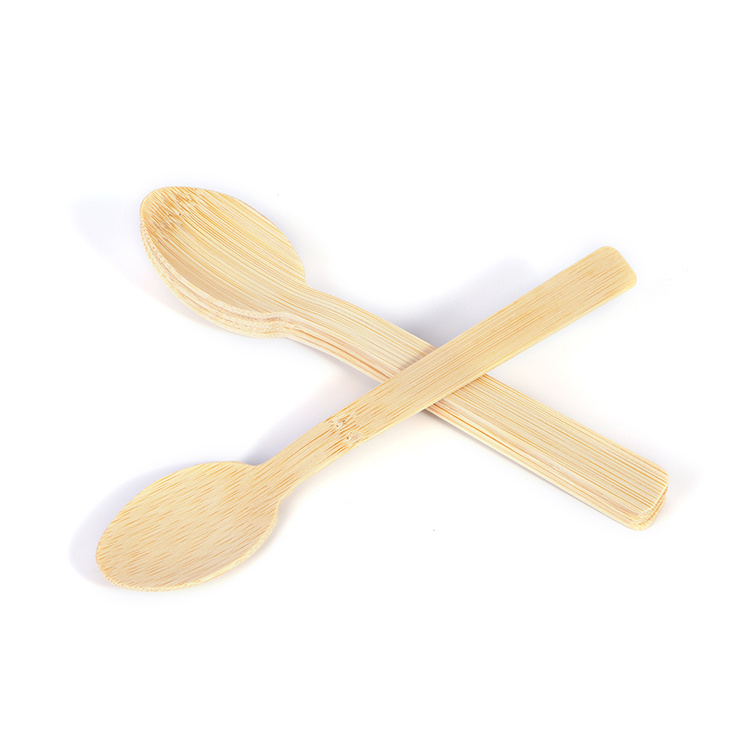 Easily Carry High Quality Custom Logo Fork And Bamboo Eco Friendly Cheap Disposable Wooden Cutlery Spoon