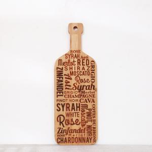  Bamboo Serving Board With Letters Laser Engraving